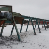 Log sorting line bins