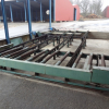 Used wood sorting line, pack conveyor