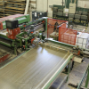 Gluing equipment, machine infeed