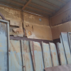 Used pallet production line, chip infeed