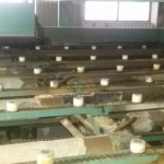 Used conveyor with trimmer