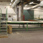 Used gluing line conveyor